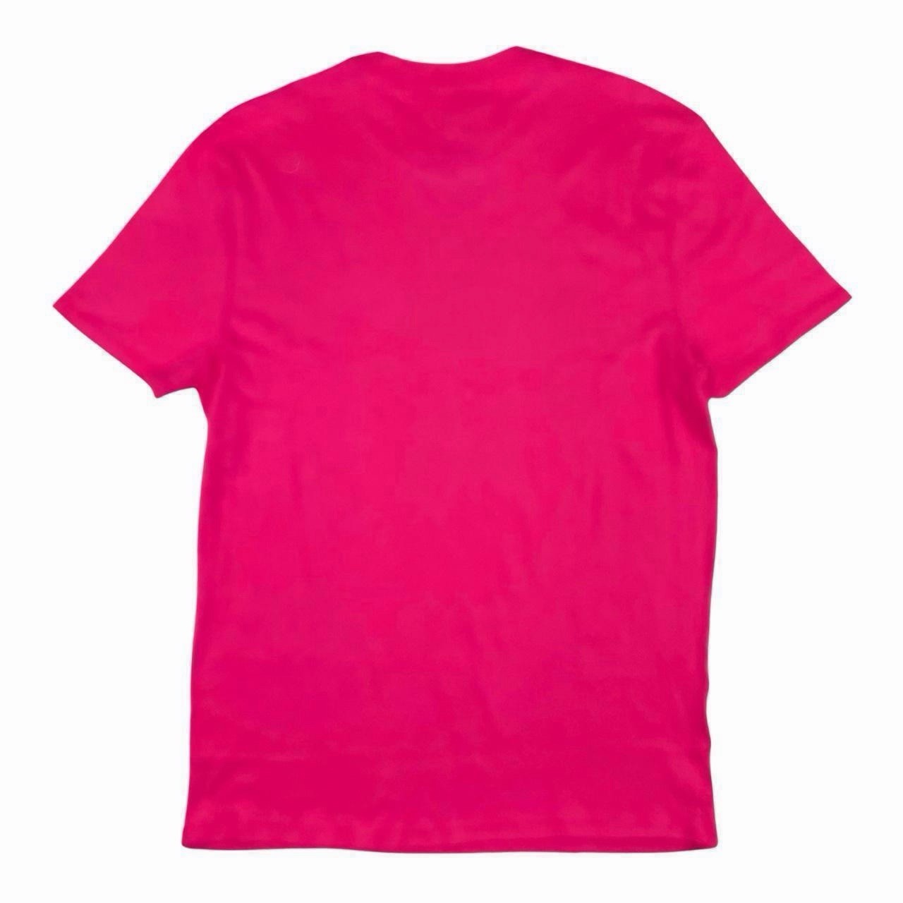 GUESS Men's Pink Logo Graphic T-Shirt M Regular Crew Neck Short Sleeve gallery