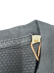 Common People Popcorn Texture Shirt Garment Dye Relaxed Fit Gray M Ribbed Sleek