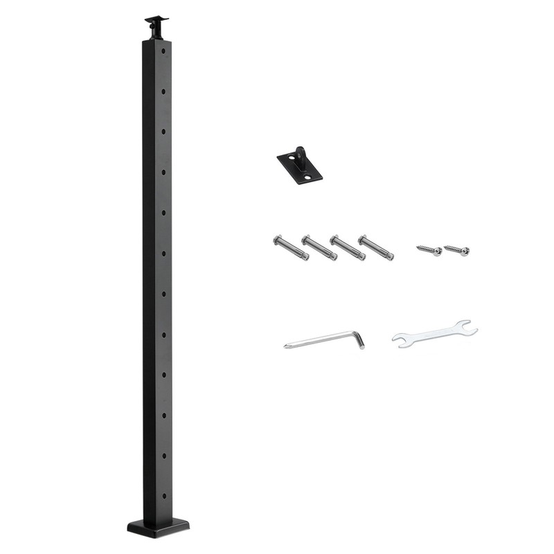 Uimoso Cable Railing Post 42″x1″x2 with Pre-Drilled Holes 1JZLGZXHS1063GGTD001V0