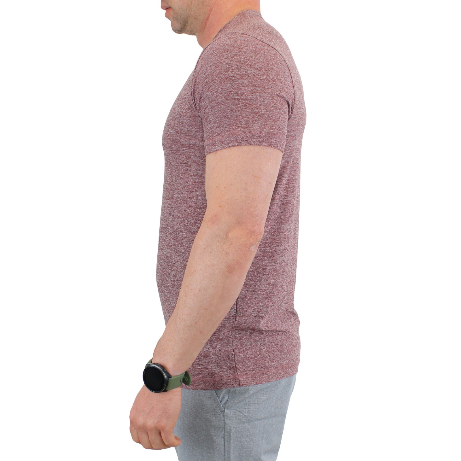 True Classic Men's Short Sleeve Shirt Active Crew Neck Tagless Moisture Wicking gallery