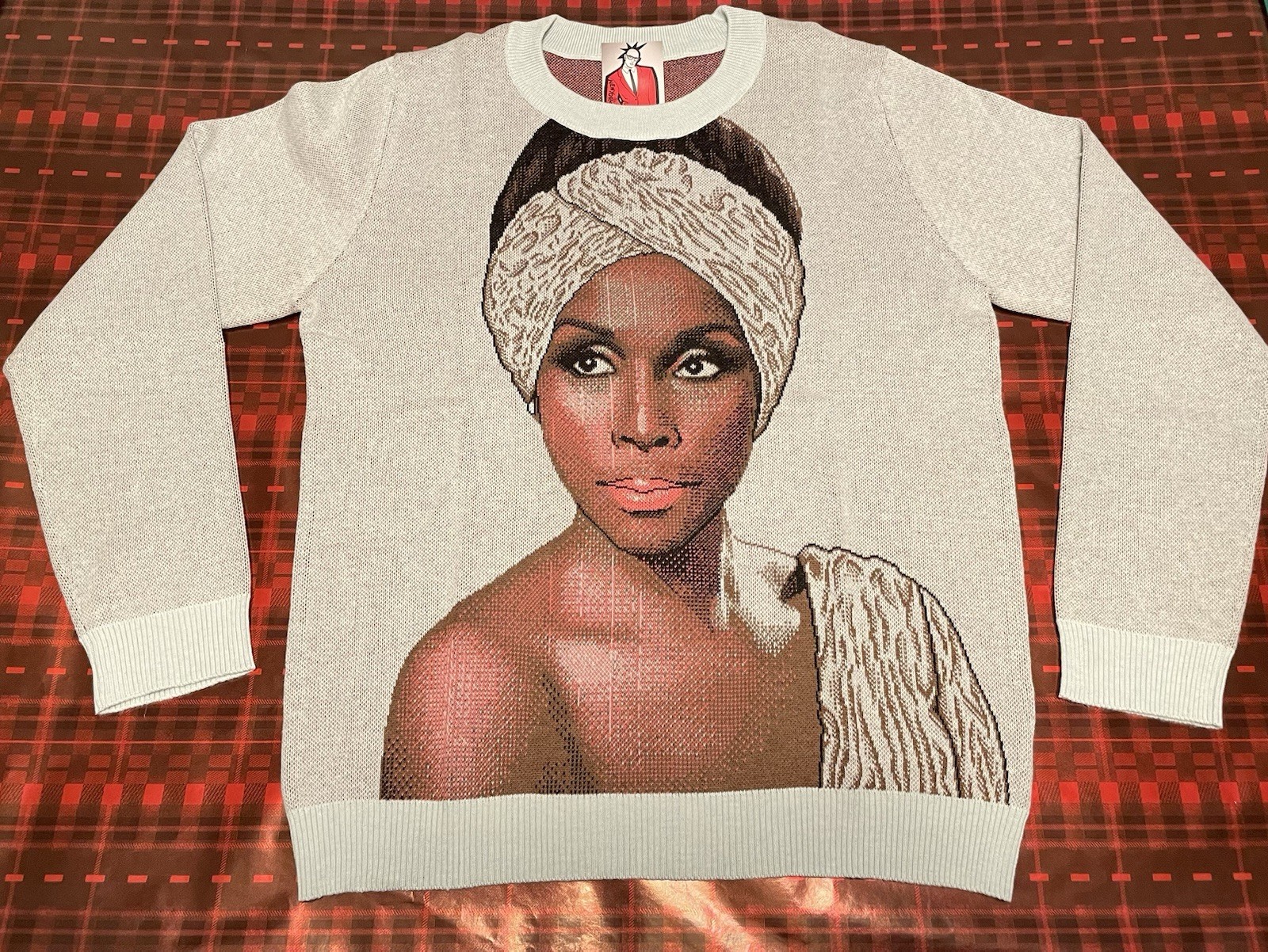 Dominique Deveraux Dynasty Turban Sweater Cotton / Poly Blend Diahann Carroll gallery