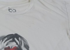 Too Many Loose Strings TMLS Mens White Graphic T-Shirt Size M