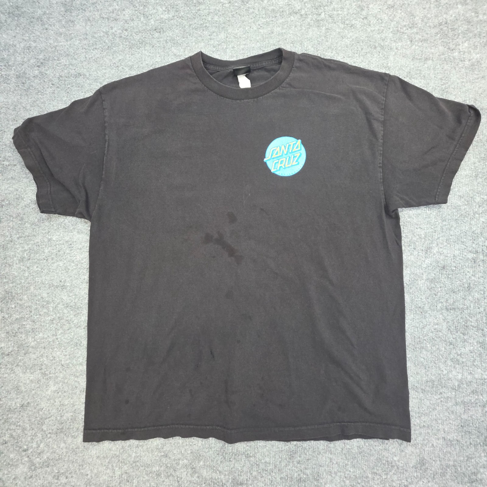 Santa Cruz Skateboards Graphic T-Shirt Men's XL / XXL Black Graphic Double Y2K gallery