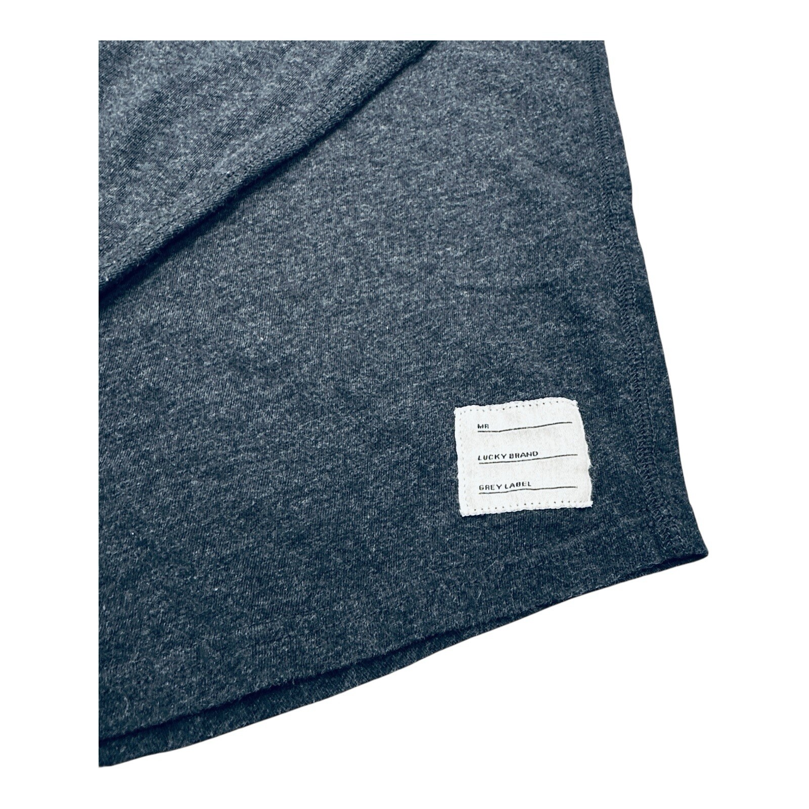 Lucky Brand Grey Label Henley Shirt Men's 2-Tone Long Sleeve Casual Tee - XL gallery