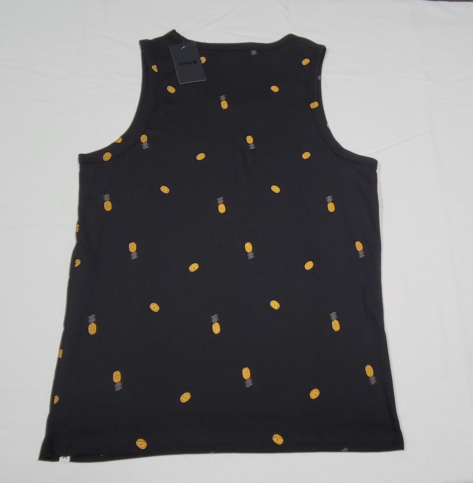 Hurley Men's The One & Only Graphic Tank Top Soft Cotton Pineapple Tank gallery