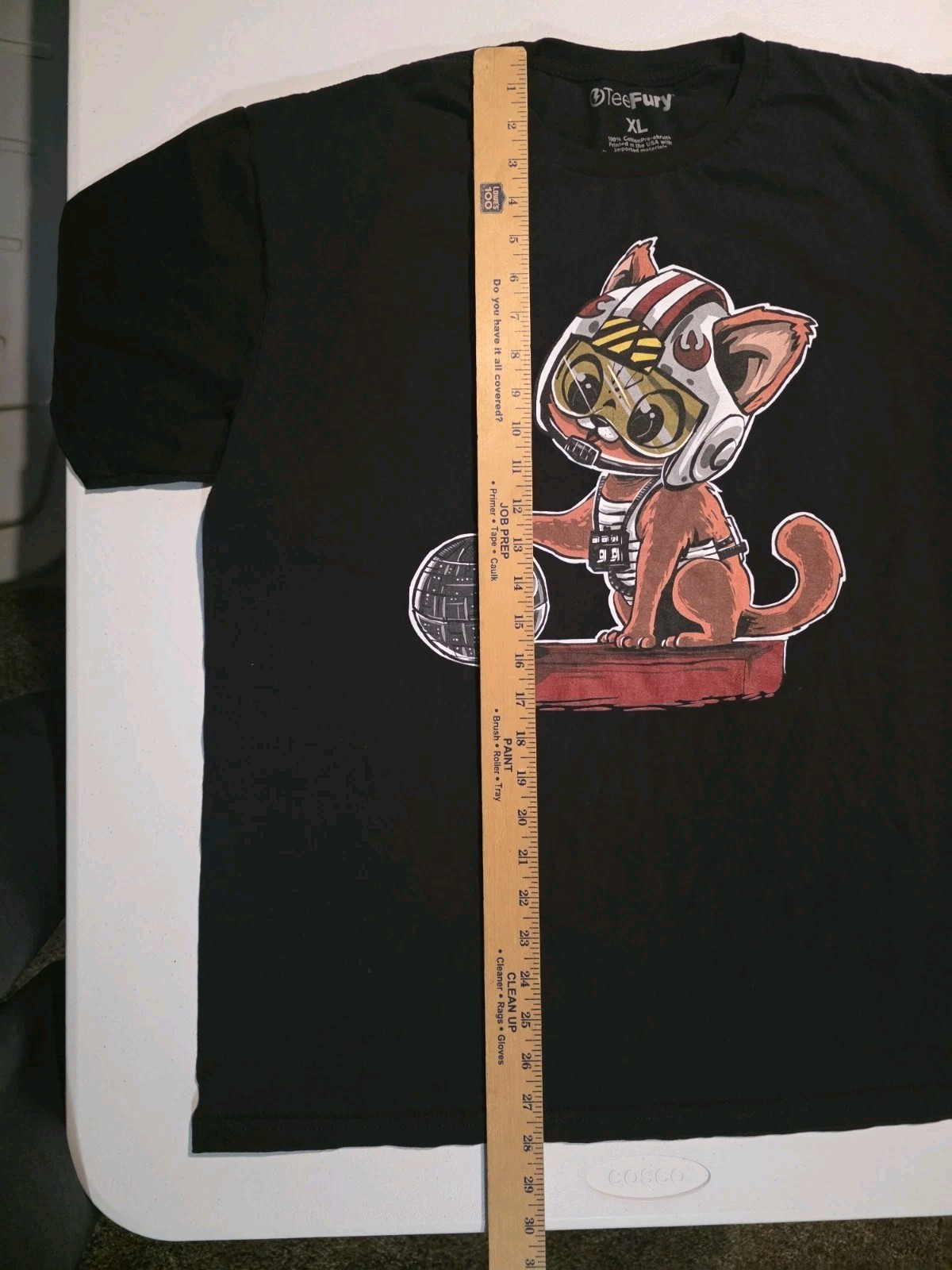 Destroying The Death Star Cat Shirt XL Rebel Fighter Kitty Star Wars gallery