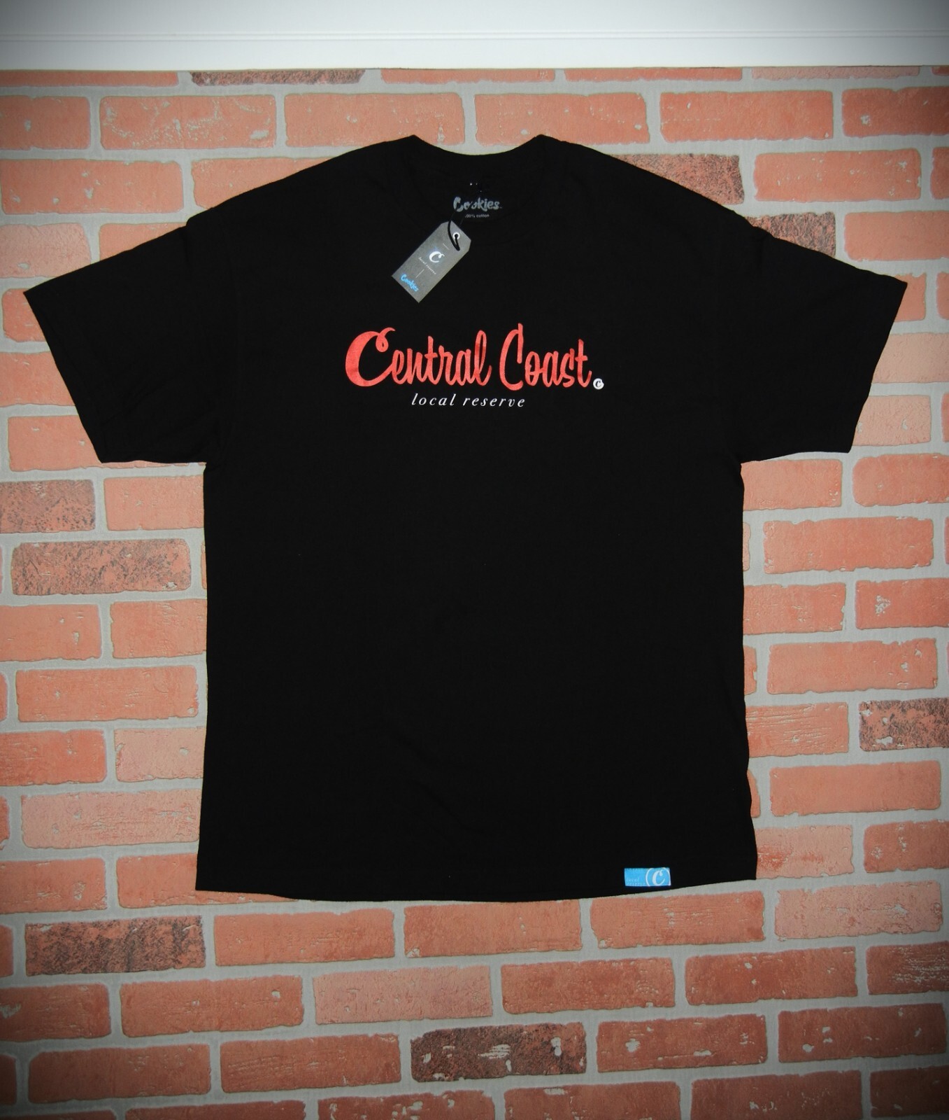 COOKIES T Shirt CENTRAL COA$T Sold Out DEEP RED HEAT LAST ONE Lompoc X SF XL gallery