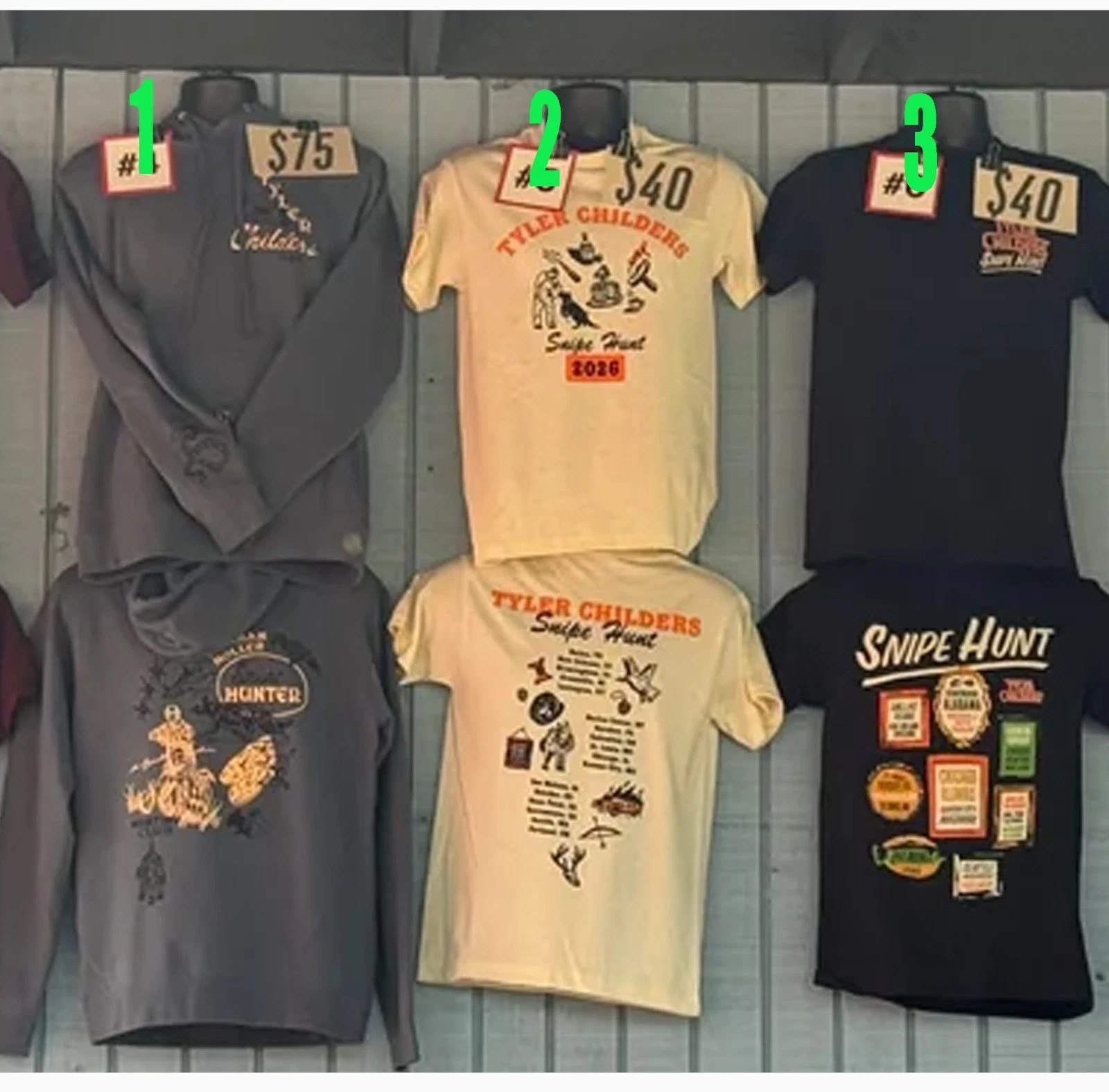 Tyler Childers 2026 Snipe Hunt Tour T shirt Reprint S-5XL (2-Sided)