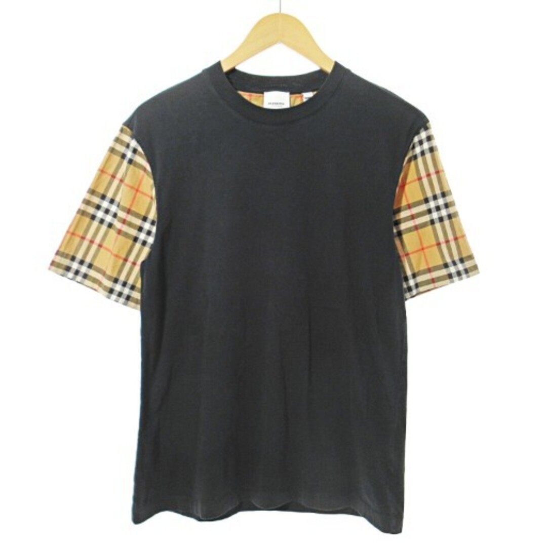 Burberry Beautiful Nova Check Short Sleeve Tee XS Black 1104 Used 6a2066ac40e0b7