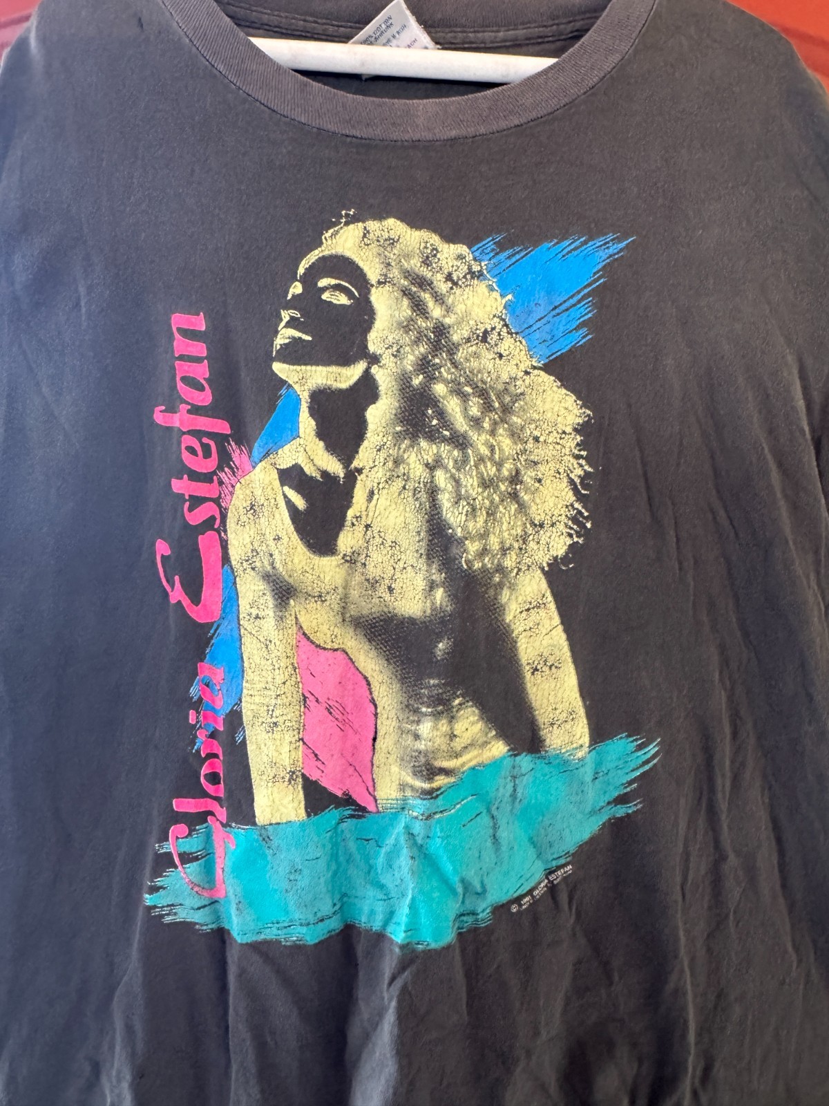 1991 GLORIA ESTEFAN BROCKUM SIZE XL (22x27) *SEE DESCRIPTION* CONCERT TOUR SHIRT gallery