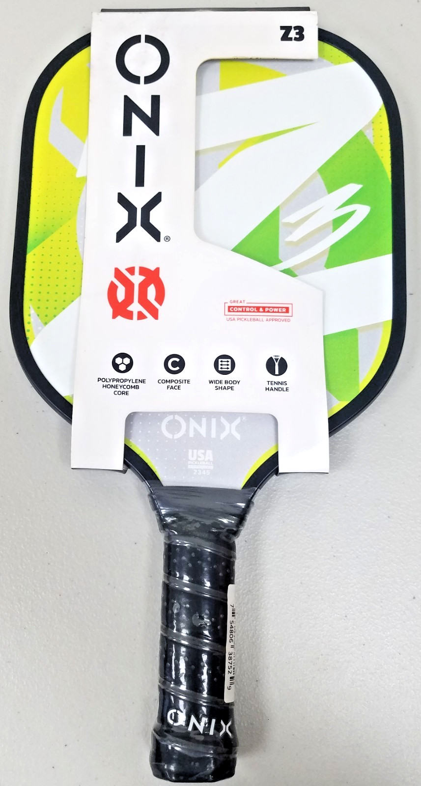 ONIX Z3 Pickleball Paddle green KZ1503-GRNV2 New with Packaging