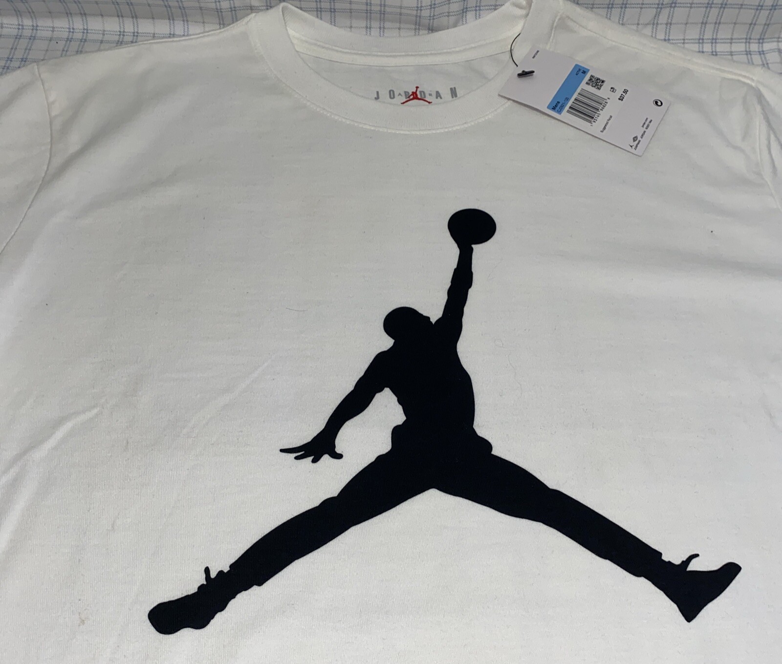 Air Jordan Jumpman White T Shirt size Medium Cj0921-100 2021 gallery