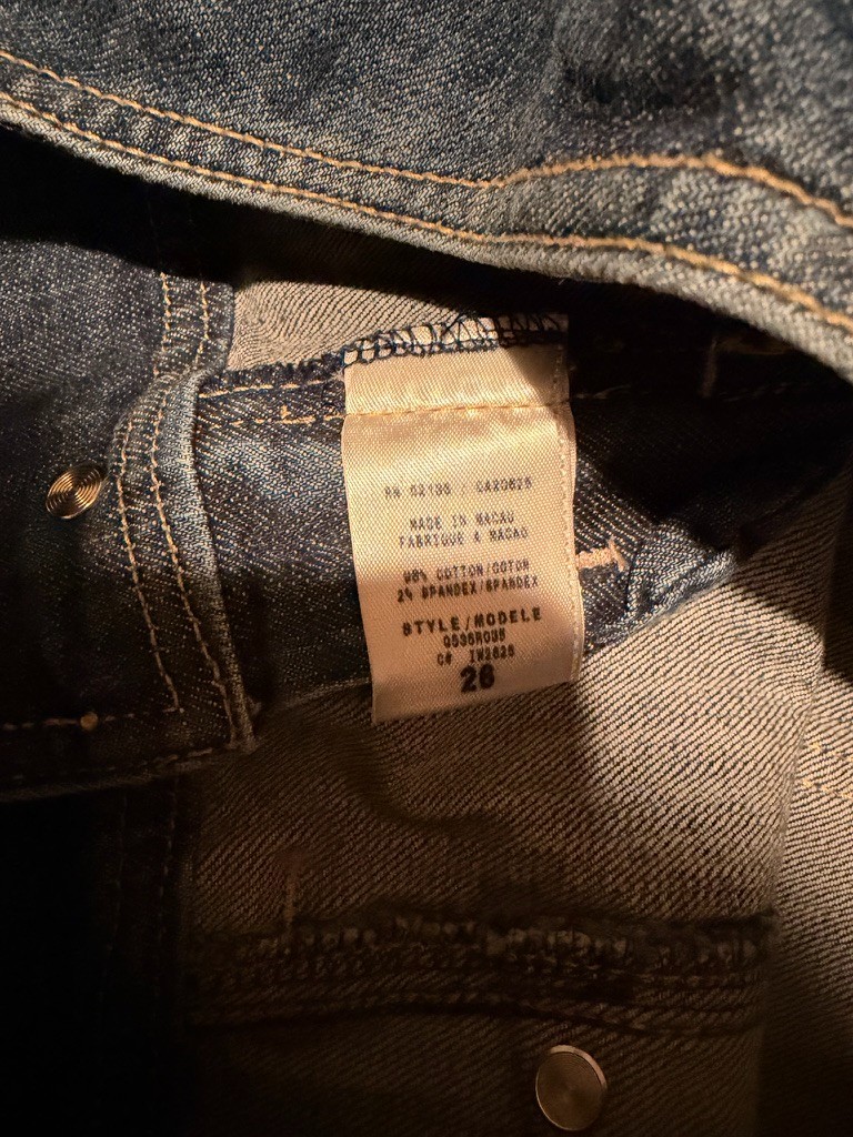 Guess Jeans size s1 26 flare denim