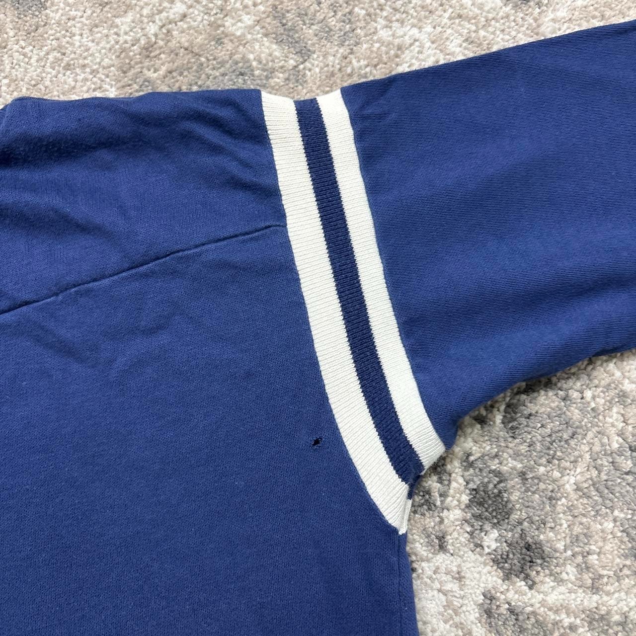 Vintage Ski Shirt Adult Small 70s 80s Adams State Colorado Artex Varsity Navy gallery