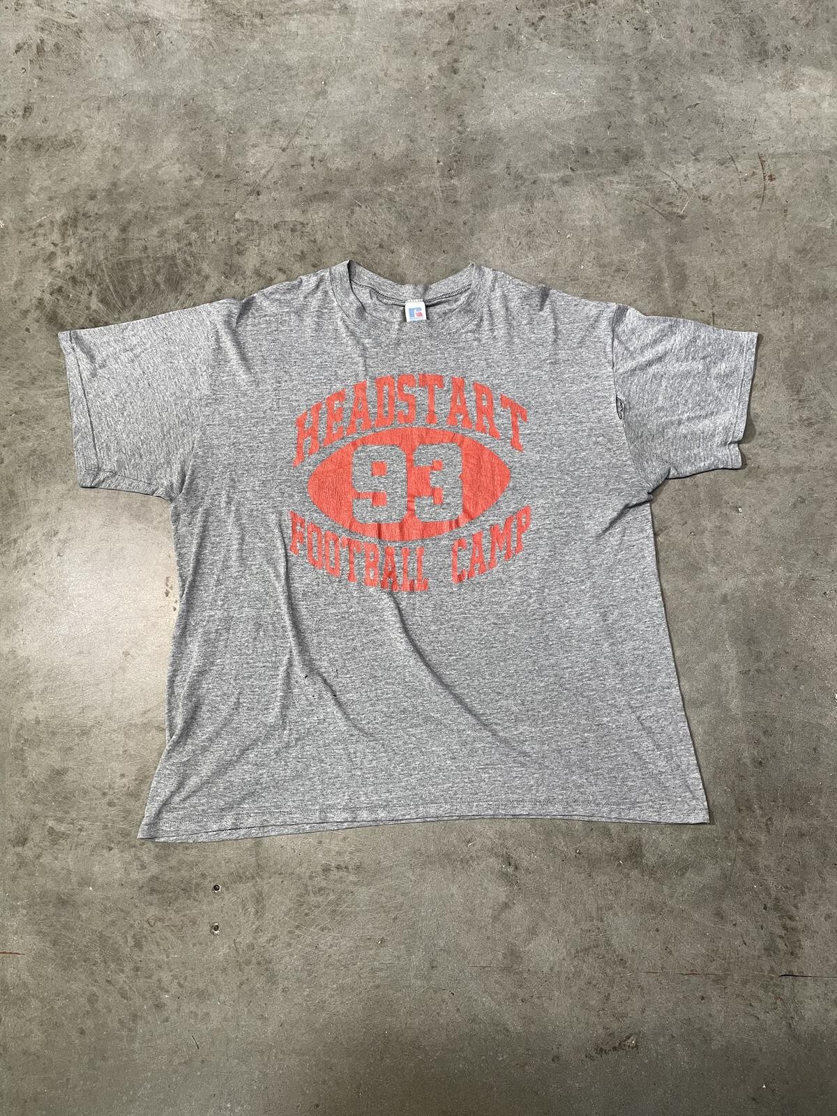 Vintage 1980s Russel Headstart Football Tee distressed gallery