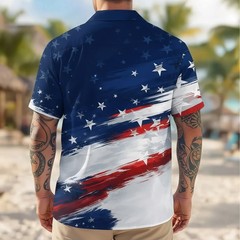 American 250th Anniversary – 3D Print Hawaiian Shirt – Adults & Youth