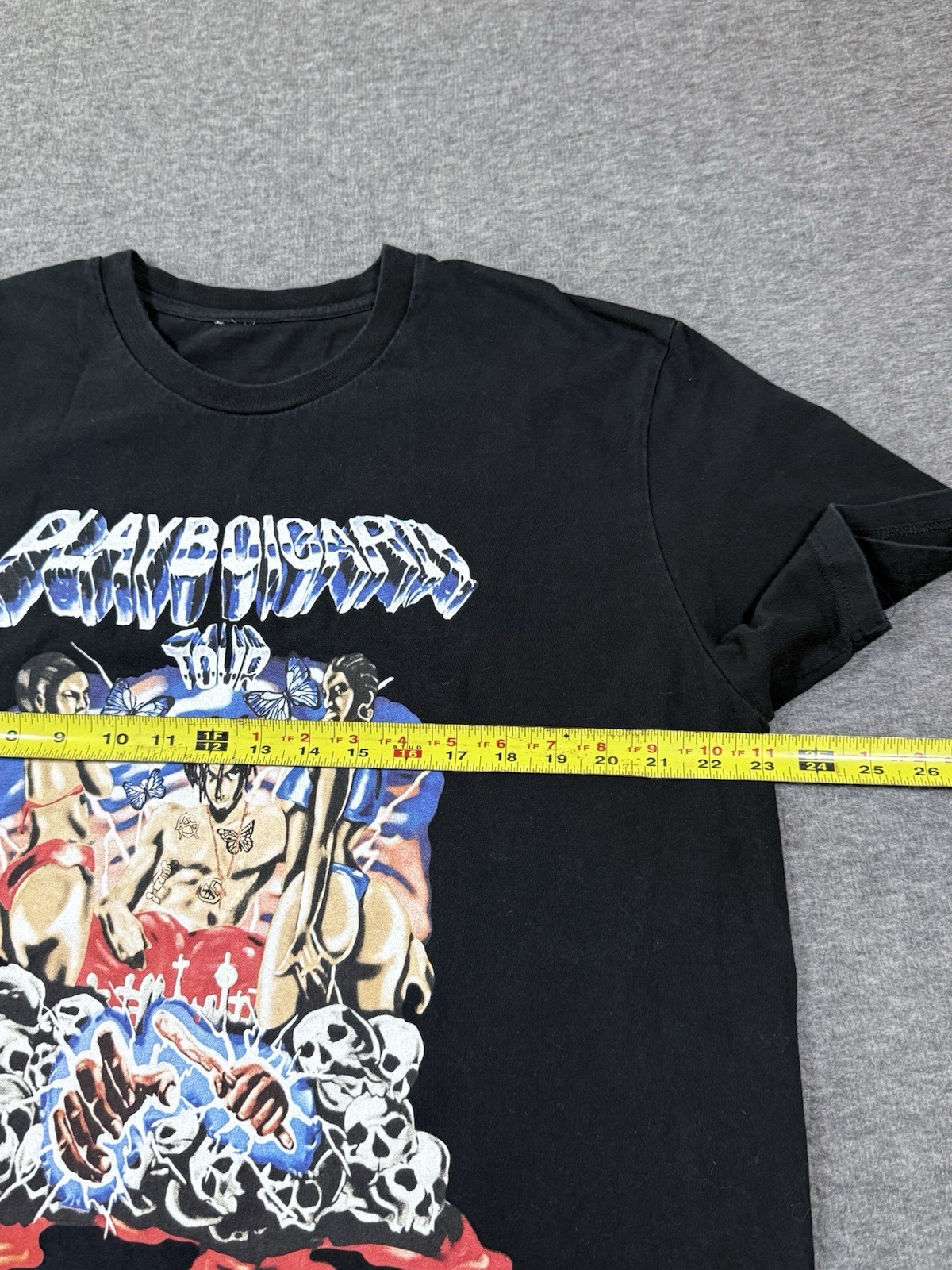 2017 Playboi Carti Self Titled Album Rap Tour SS Graphic T-Shirt - Large gallery