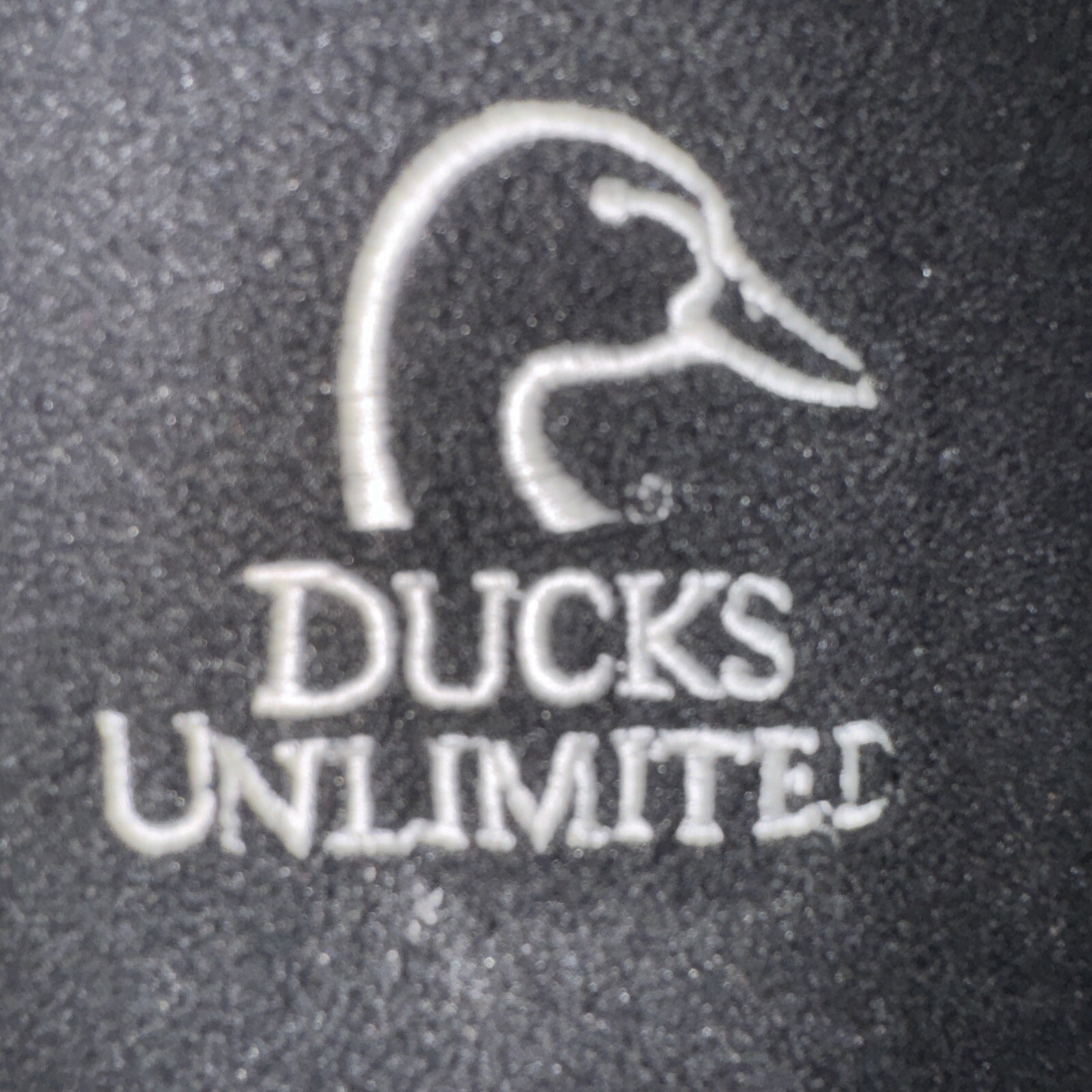 Ducks Unlimited Vest Mens Large Black Fleece Sleeveless Full Zip Hunting Camp gallery