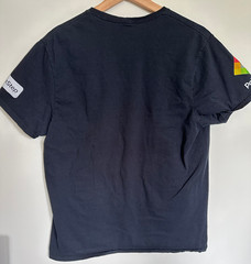 Polaroid 320 Land Camera Black Rainbow s/s Tshirt Size LG Unisex OneStep Vintage
