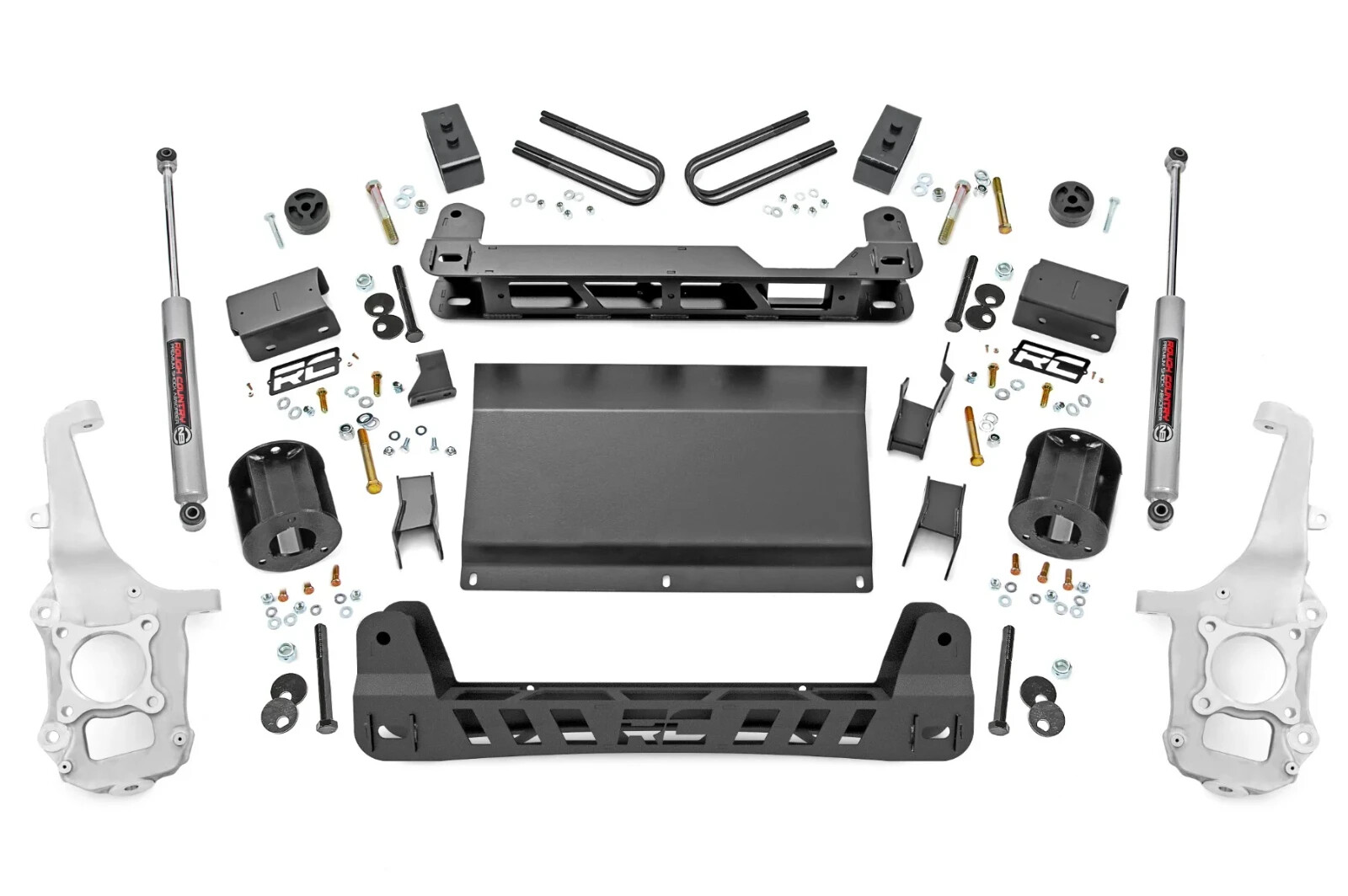 Rough Country 4″ Suspension Lift Kit with N3 Shocks fits 21-23 F150 Tremor 4WD