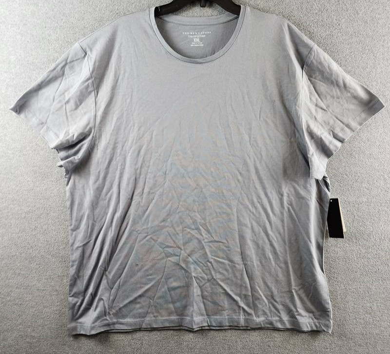 The Men’s Store at Bloomingdale’s Supima Cotton Tee Men’s XXL Blue Gray Pullover