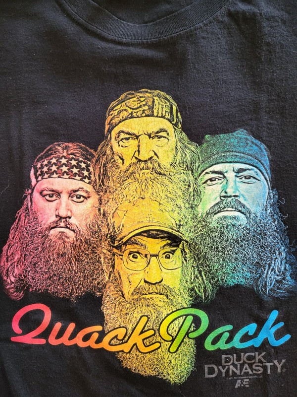Duck Dynasty Quack Pack T-Shirt – XL Never Worn, Black Pre-shrunk Cotton