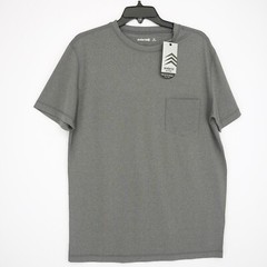 Solaris Active Men’s Short-Sleeve T-Shirt M Gray Solid Elite Zon Tee NWT