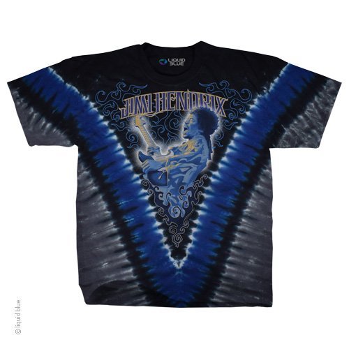 JIMI HENDRIX-PURPLE HAZE V-TIE DYE T-SHIRT M,L,XL,2X,3XVT Exprience,Gypsies LMTD