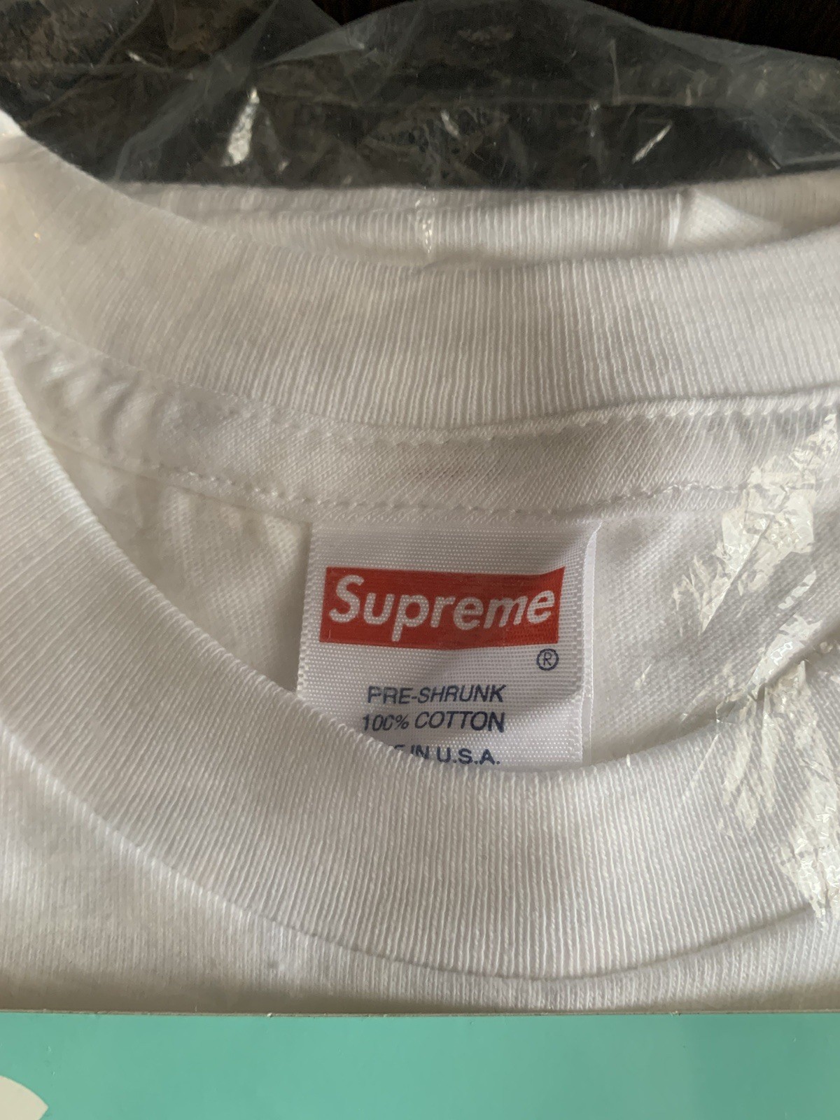 Supreme Tiffany & Co. Box Logo Tee T-Shirt Size Medium White FW21 Brand New 2021 gallery