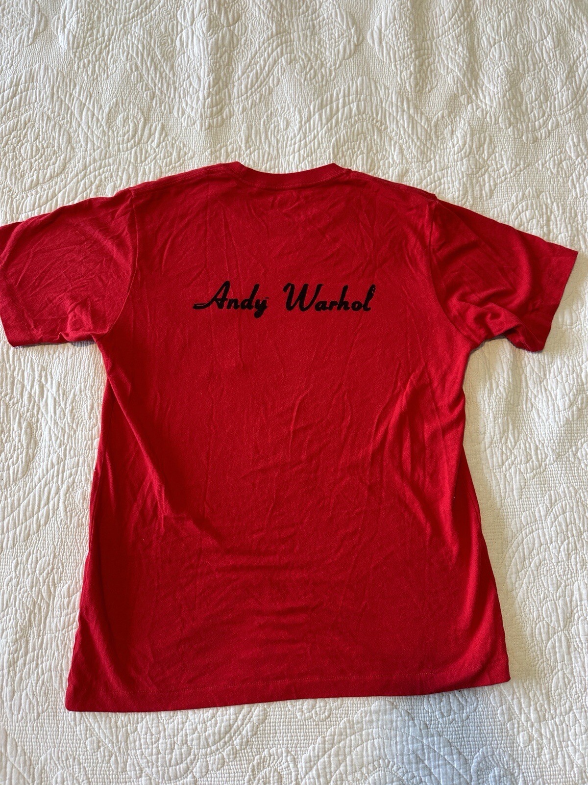 UNIQLO SPRZ NY ANDY WARHOL "GRAPHIC" RED MEN'S T-SHIRT Small gallery