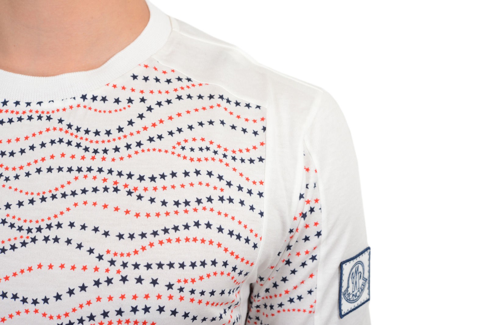 Moncler Men's Multi-Color Crewneck T-Shirt US M L gallery