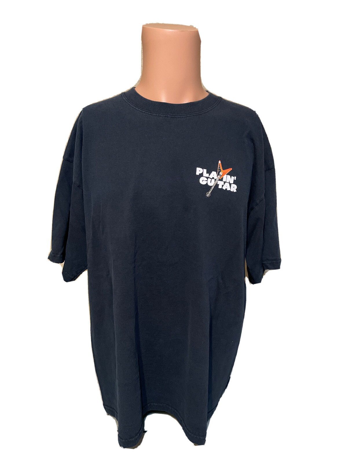 Vintage 90’s You Can Never Have Too Many Guitars Black Shirt Size XL gallery