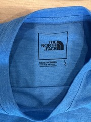 The North Face Men’s Tri-Blend Tee, Shady Blue/White Heather/Jet Large *NEW*
