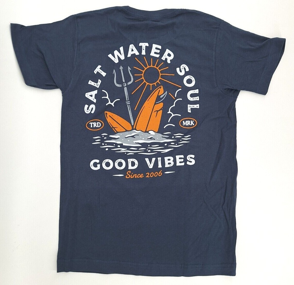 Salt Water Soul - Men's Surf Trident T-Shirt gallery