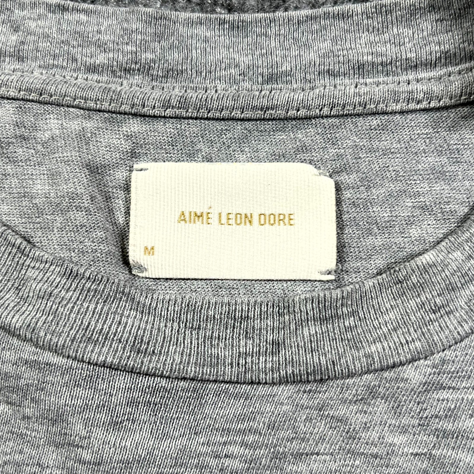 Aimé Leon Dore T-Shirt Men's M Gray Cotton Casual Outdoor Summer Streetwear gallery
