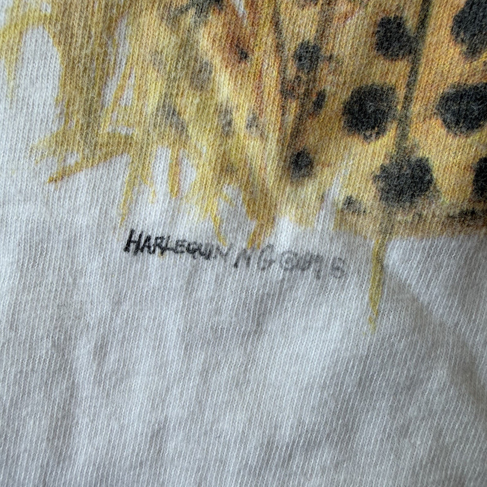 Vintage 1989 Biolchini Big Cat Men’s L T-Shirt Leopard Lion Tiger Single Stitch gallery