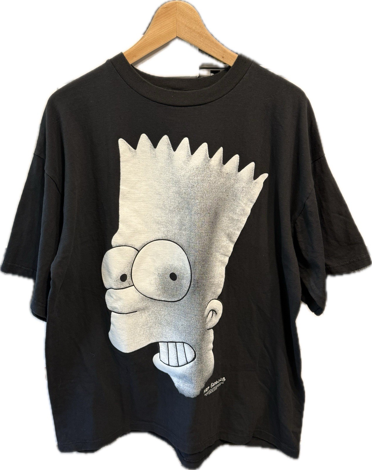 Vintage 1994 Bart Simpson Big Face T-Shirt Matt Groening The Simpsons Size XL
