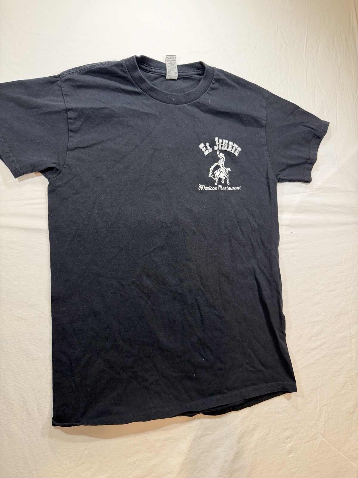Georgia El Jinete Mexican Restaurant T-Shirt Adult Small Black Holy Guacamole gallery
