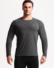 NELEUS Sun Protection Athletic Shirt Long Sleeve Finishing Workout Running Sh…