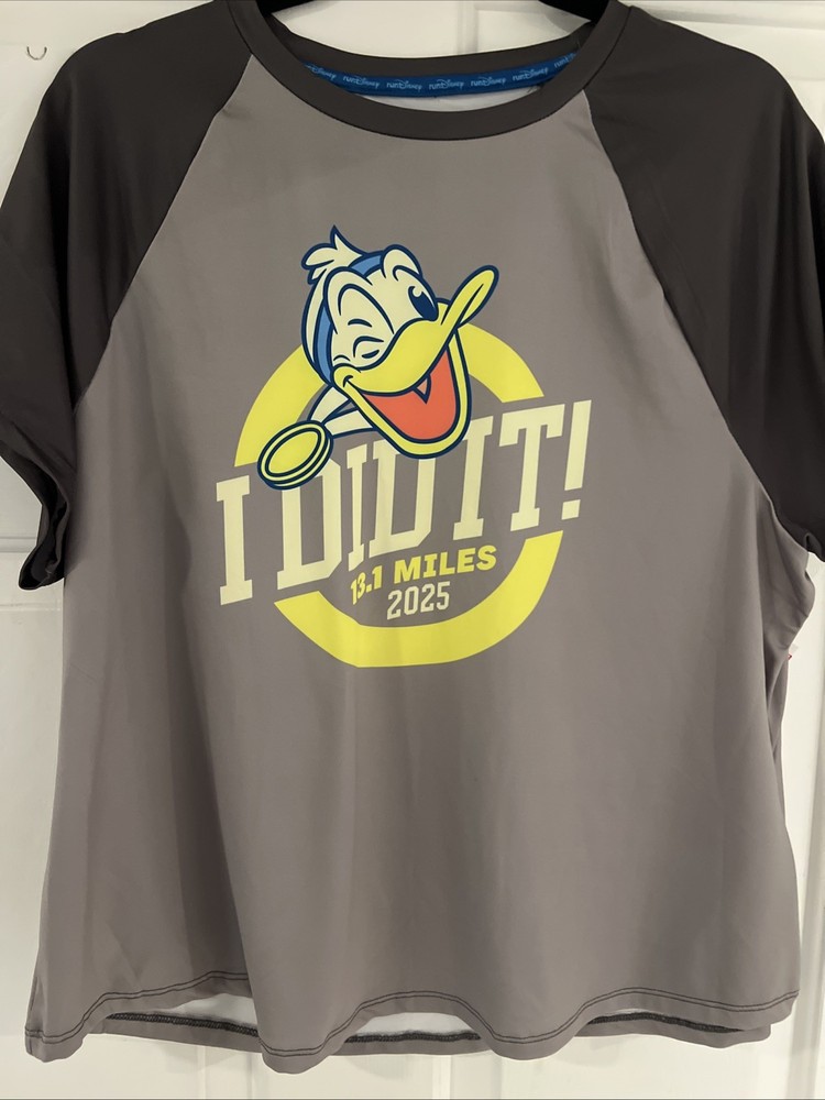 NWT Run Disney 2025 Half Marathon Finisher I Did It Shirt XLarge