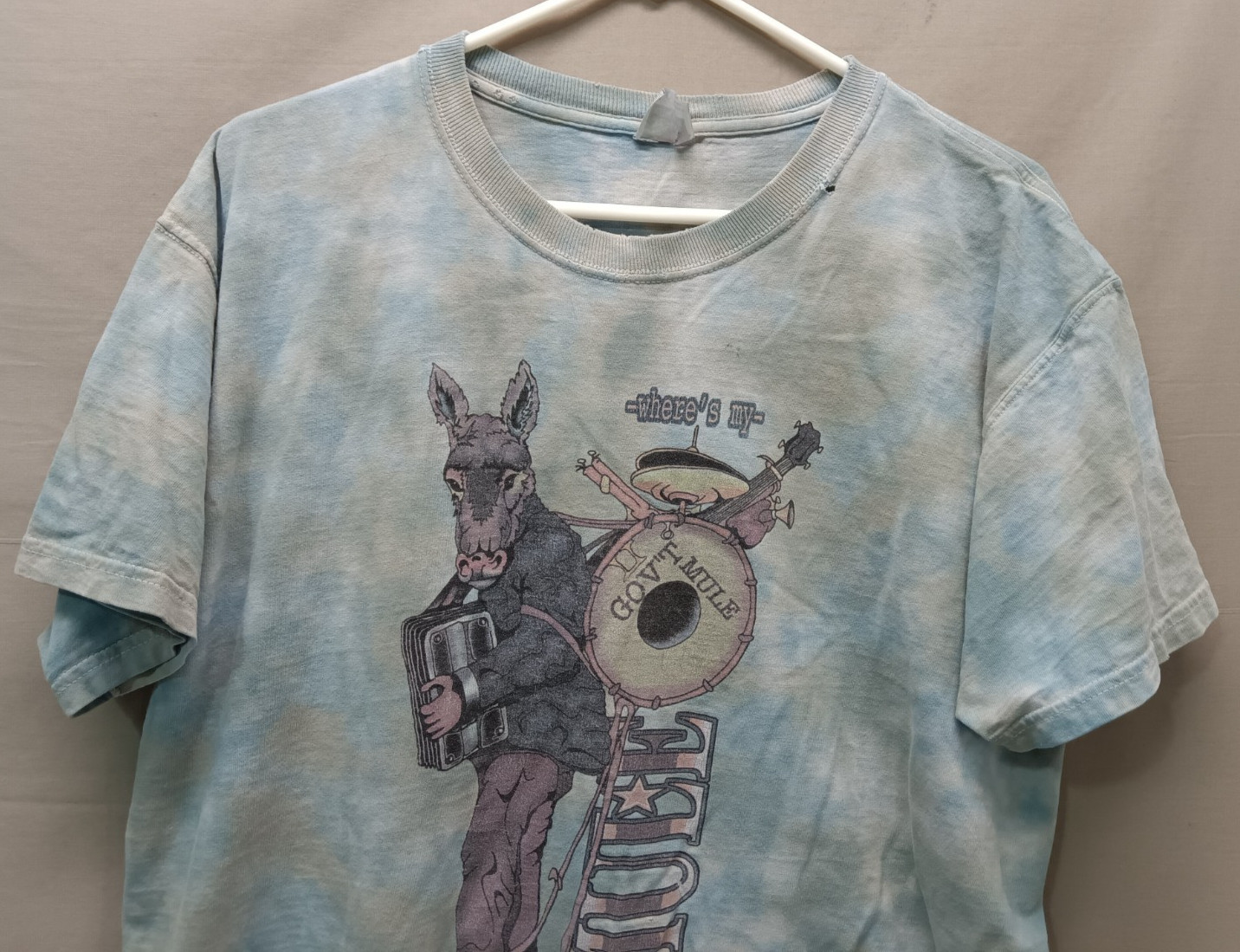 Men's Vintage 90s Rock Band Gov't Mule Where's My Mule T-shirt (D046) gallery