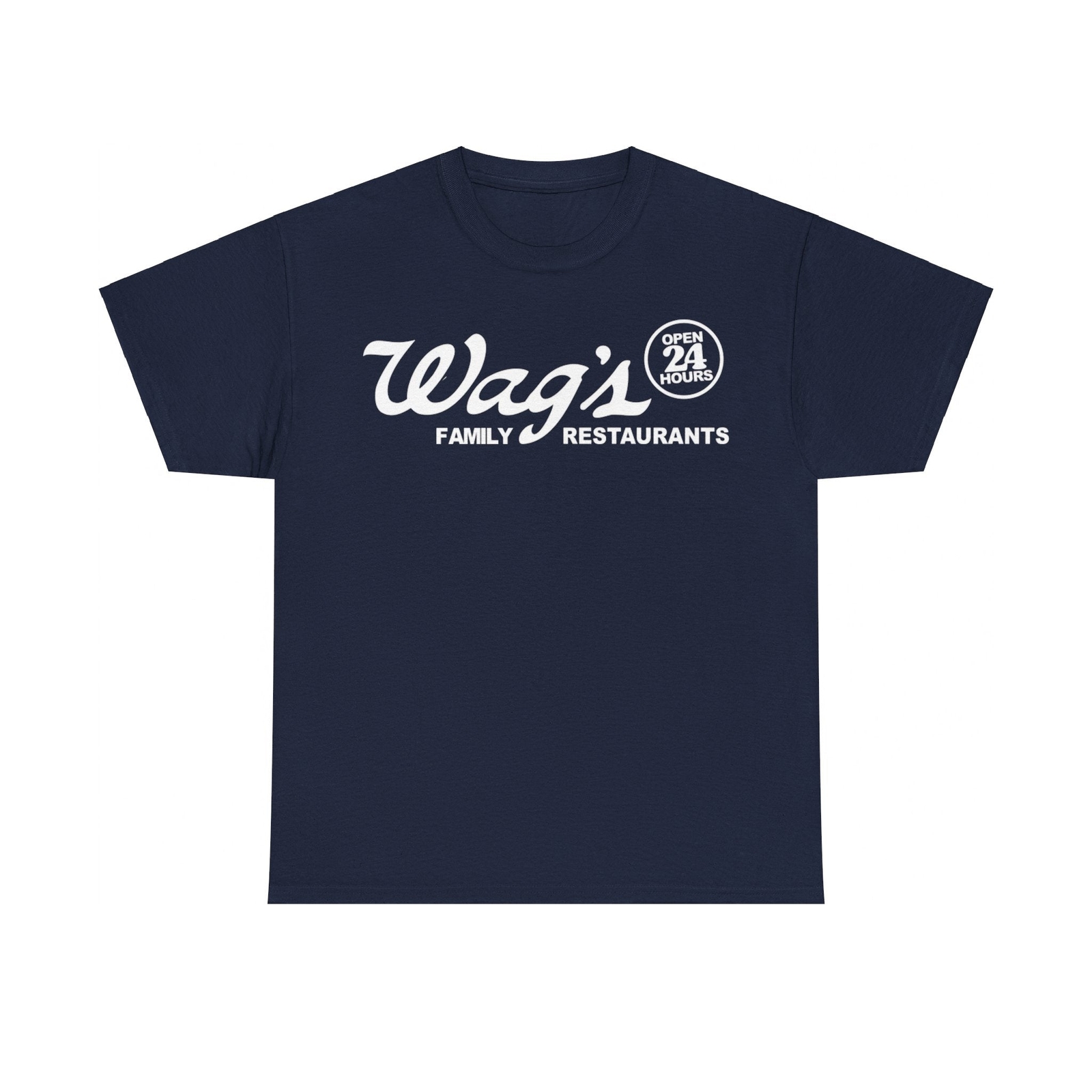 Wags Open 24 Hours Family Restaurant T-shirt gallery