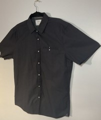Craft + Flow Black Shirt Button Up Size L