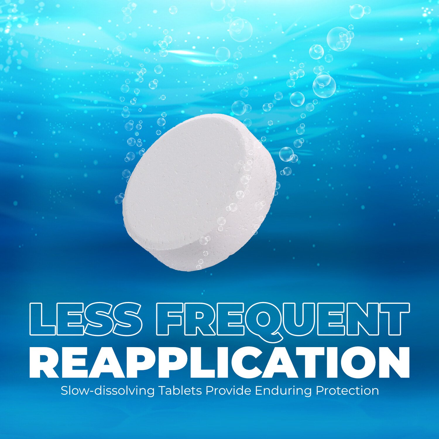 Xtremeclear 3" Stabilized Chlorine Tablets Swimming Pool Spa Hot Tub, 5 Pounds