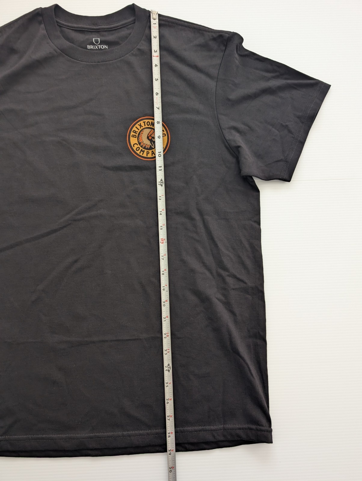 Brixton MFG Company Graphic T Shirt Black Standard Fit Cotton Tee gallery