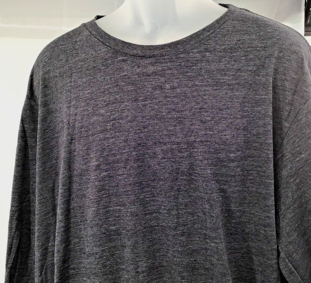 Long Sleeve T Shirts, Tri Blend Charcoal G Bella + Canvas – Signature Textures