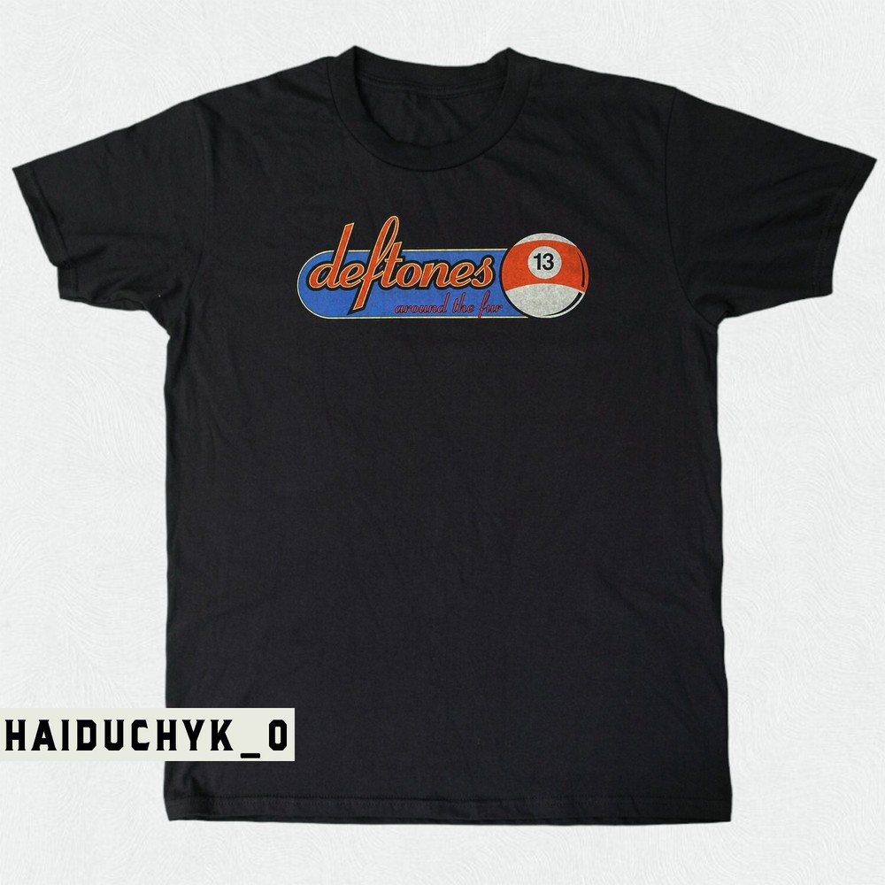 Around the Fur 13 Pool Ball Deftones Unisex Black T-shirt Size S-5XL
