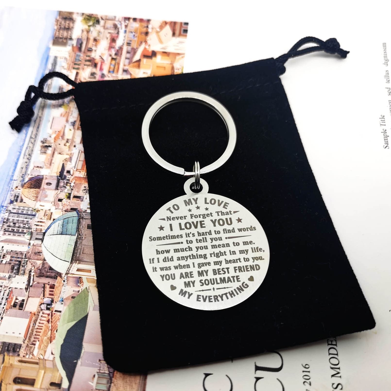 27th Anniversary Keychain Gifts Steel Engraved 27 Year Anniversary Decoration... gallery