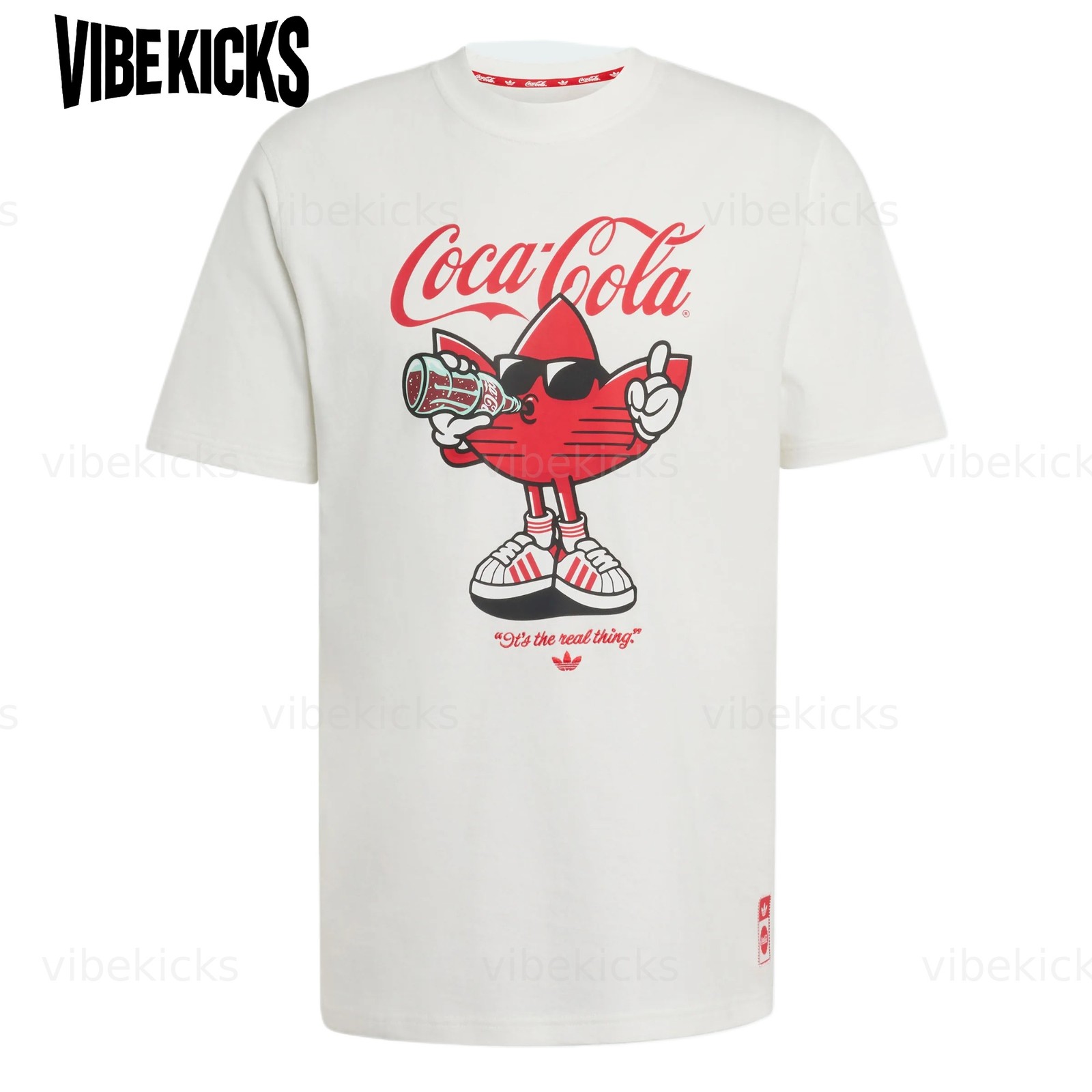 Adidas Originals X Coca Cola T Shirts Men's White Crew Neck Moderate KY2109 New gallery