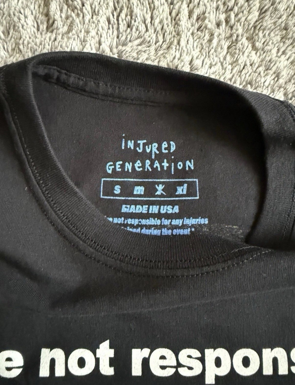 Men’s Graphic Tee, Injured Generation Tour T-Shirt, A$AP Rocky, AWGE gallery